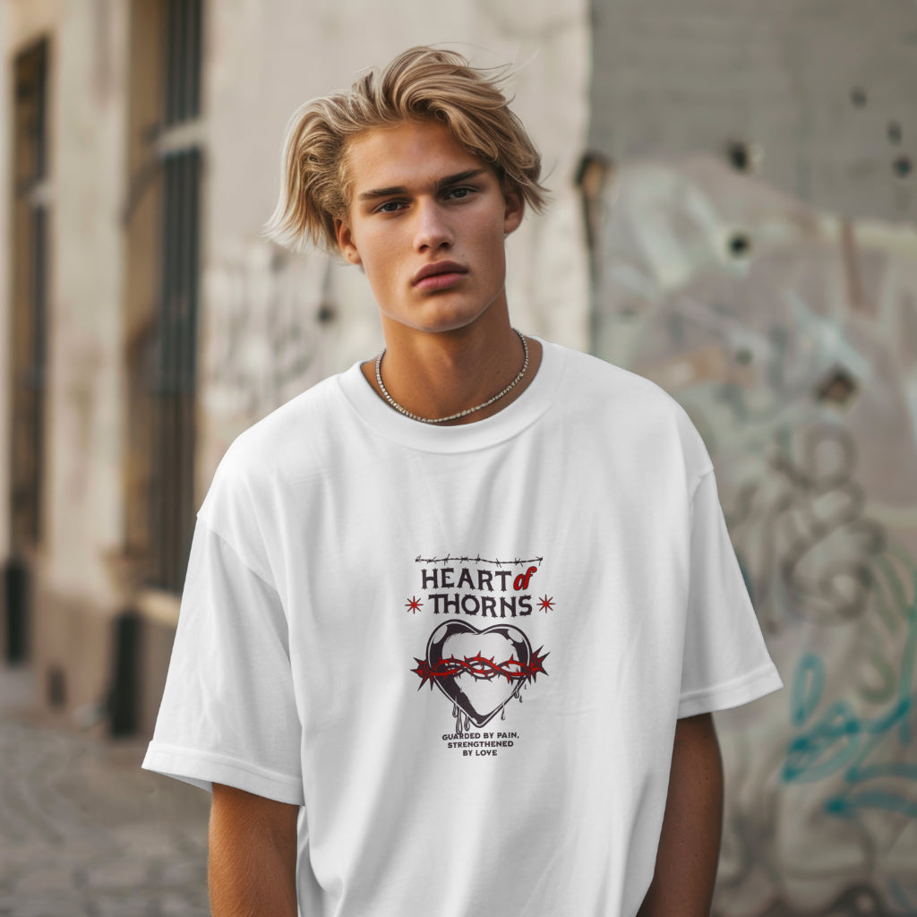 Weißes Heart of Thorns T-Shirt