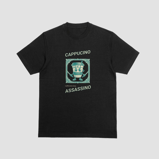 Cappucino Assassino Tee – Caffeine Ninja Drop