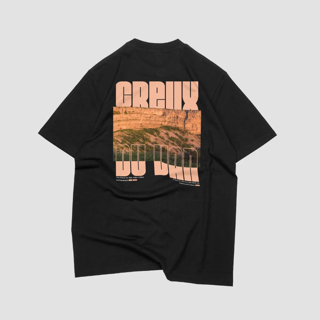Creux du Van – Black Edition | Suisse Edition Tee